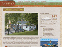 Tablet Screenshot of birchridgeresort.com